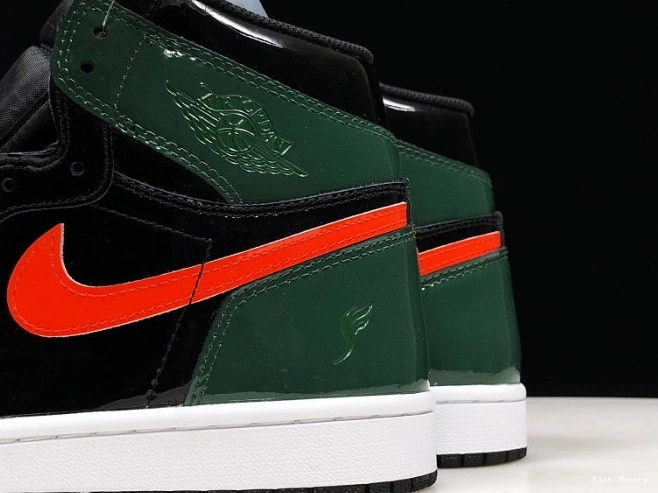 Kicktheory Team Air Retro Orange-Fir Black OG Jordan SoleFly High 1 x AV3905-038 0822